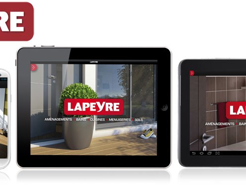 Applications iOs et Android Lapeyre par Prestimedia