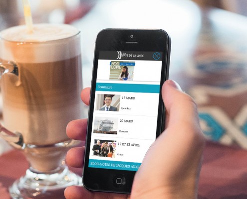 Applications tablette et Applications SmartPhone Pays de Loire réalisée par Prestimedia