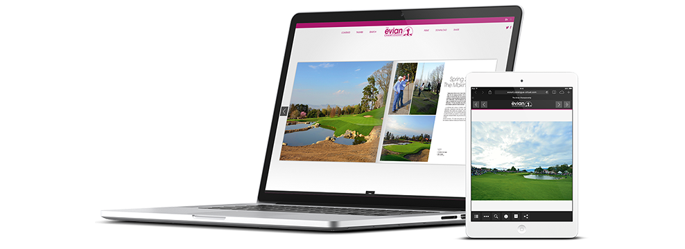 Showcase_Evian Prestimedia vous présente ses références de catalogues interactifs : exemple Evian