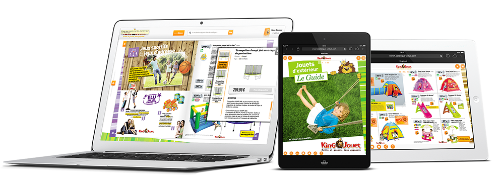 Showcase_KingJouet Prestimedia vous présente ses références de catalogues interactifs : exemple king Jouet
